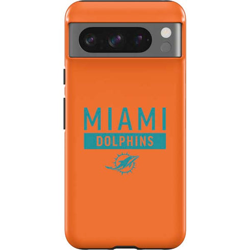 NFL Miami Dolphins Orange Performance Series Google Pixel 8 Pro Impact Case